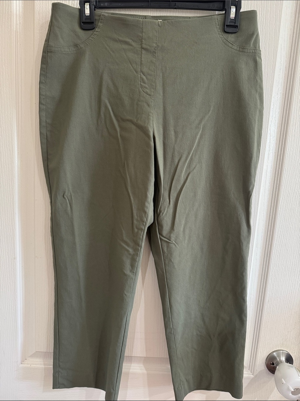 Style & Co. Olive Cropped Slim Ankle Pants
